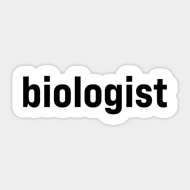 Biologist Sticker by ElizAlahverdianDesigns